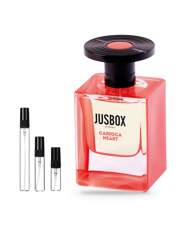 Jusbox Carioca Heart Probe – Abfüllung im Glaszerstäuber (2, 5 oder 10 ml)