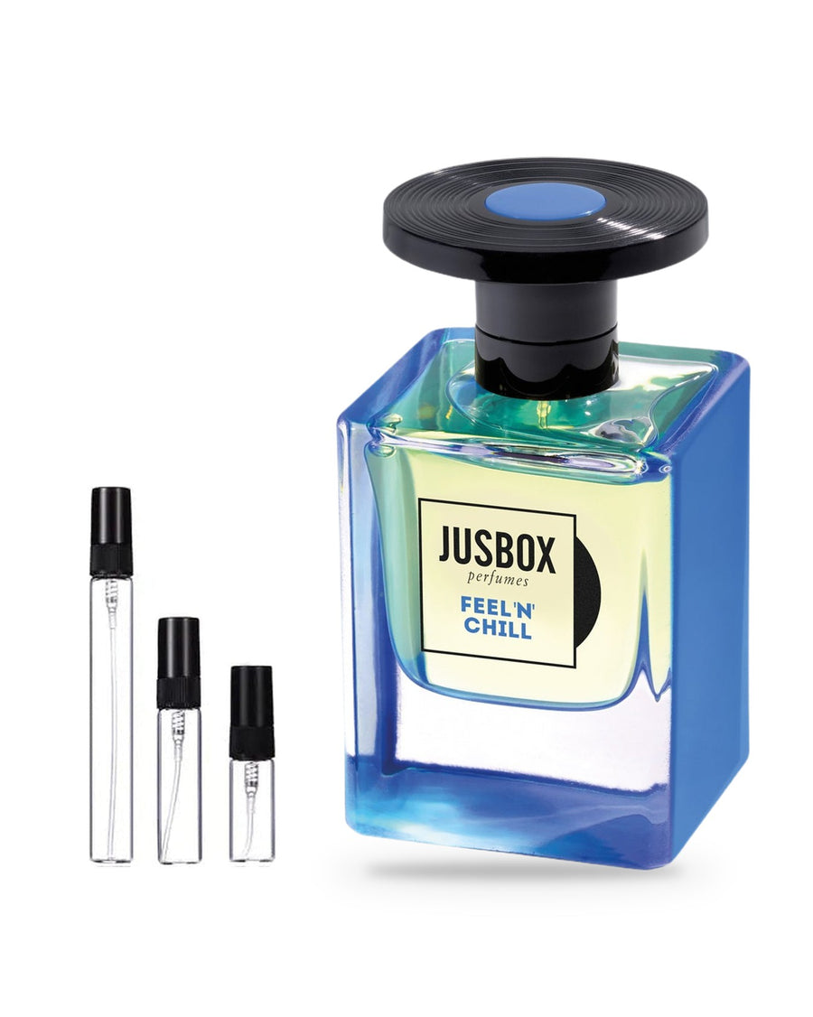 Jusbox Feel 'N' Chill Probe – Abfüllung im Glaszerstäuber (2, 5 oder 10 ml)