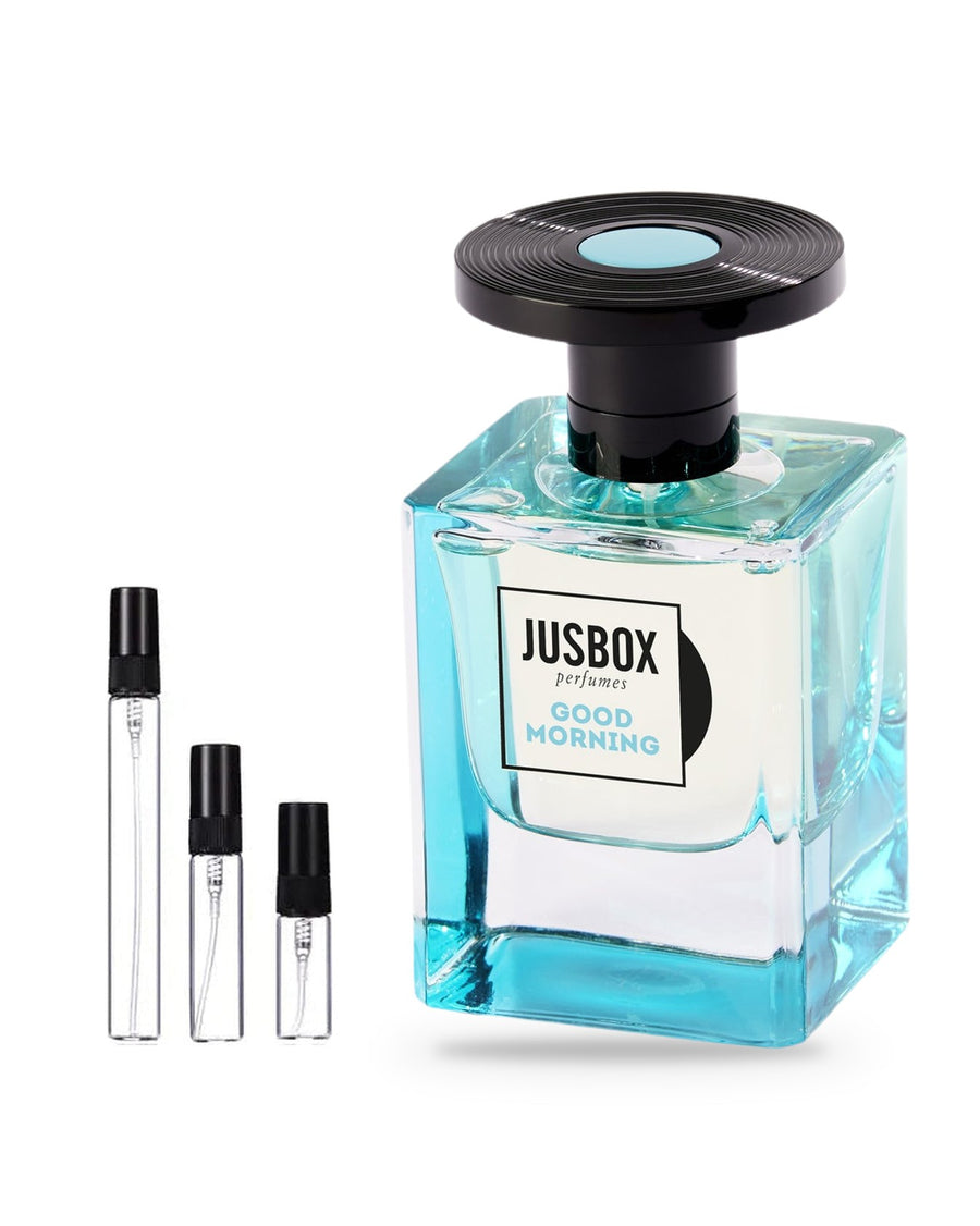 Jusbox Good Morning Probe – Abfüllung im Glaszerstäuber (2, 5 oder 10 ml)