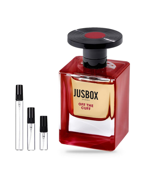 Jusbox Off the Cuff Probe – Abfüllung im Glaszerstäuber (2, 5 oder 10 ml)