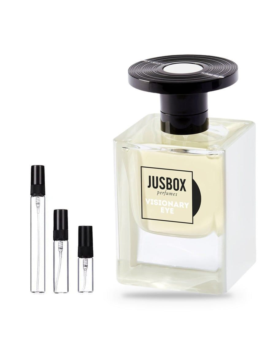 Jusbox Visionary Eye Probe – Abfüllung im Glaszerstäuber (2, 5 oder 10 ml)