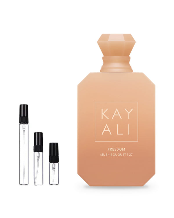 Kayali Freedom Musk Bouquet 27 Probe – Abfüllung im Glaszerstäuber (2, 5 oder 10 ml)