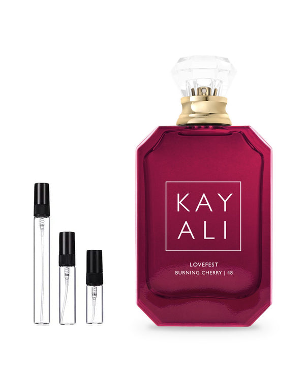 Kayali Lovefest Burning Cherry 48 Probe – Abfüllung im Glaszerstäuber (2, 5 oder 10 ml)