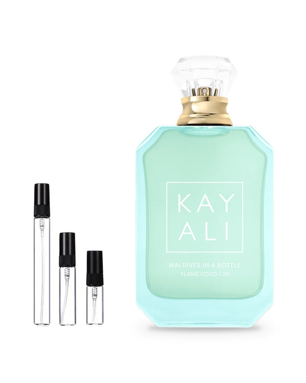 Kayali Vacay in a Bottle Maldives in a Bottle Ylang Coco 20 Probe – Abfüllung im Glaszerstäuber (2, 5 oder 10 ml)