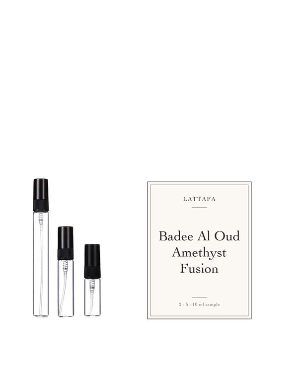Lattafa Badee Al Oud Amethyst Fusion Probe – Abfüllung im Glaszerstäuber (2, 5 oder 10 ml)
