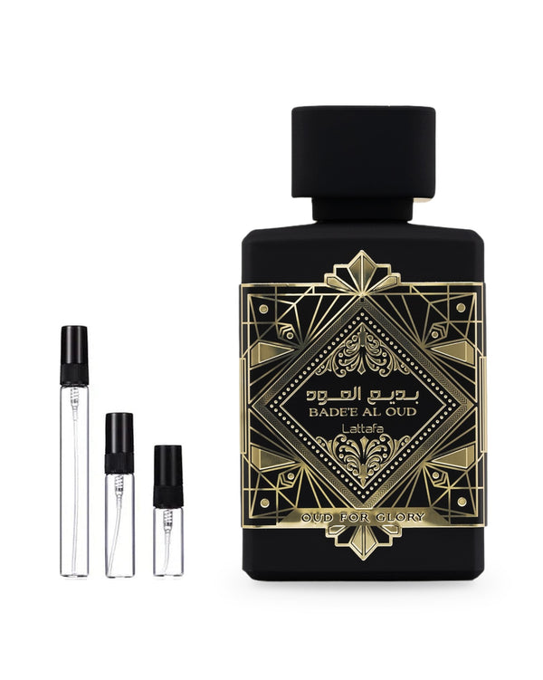 Lattafa Bade'e Al Oud Oud for Glory Probe – Abfüllung im Glaszerstäuber (2, 5 oder 10 ml)