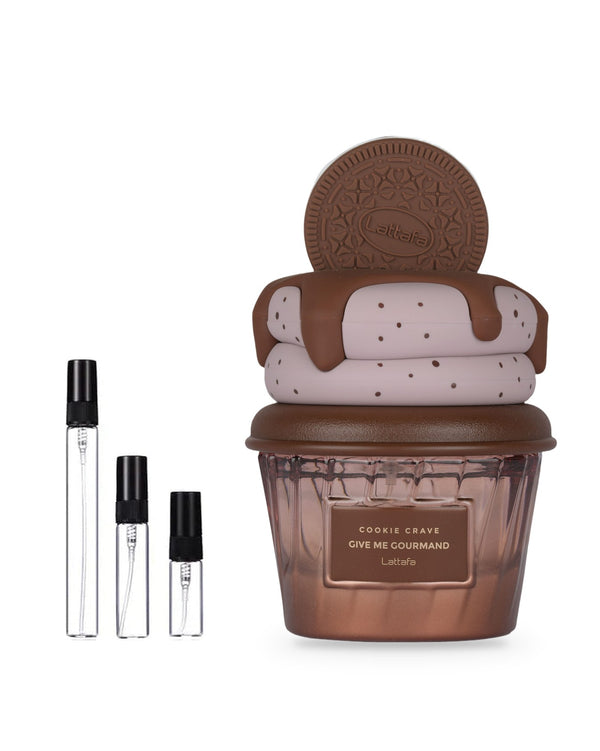 Lattafa Cookie Crave Give Me Gourmand Probe – Abfüllung im Glaszerstäuber (2, 5 oder 10 ml)