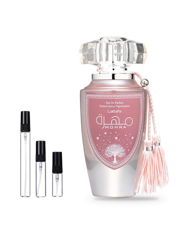 Lattafa Mohra Silky Rose Probe – Abfüllung im Glaszerstäuber (2, 5 oder 10 ml)