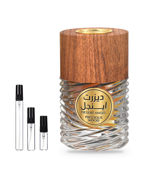 Le Chameau Desert Angel Precious Wood Probe – Abfüllung im Glaszerstäuber (2, 5 oder 10 ml)