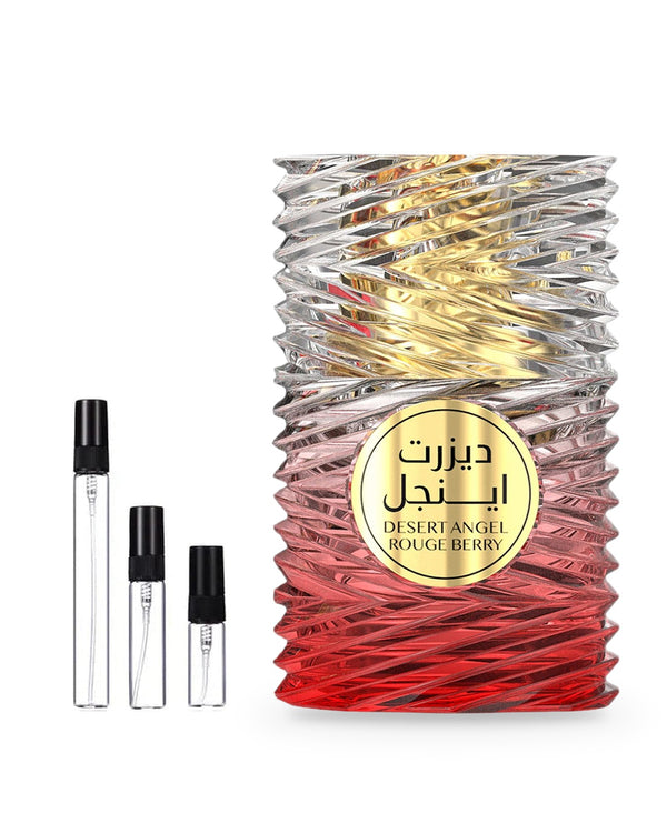 Le Chameau Desert Angel Rouge Berry Probe – Abfüllung im Glaszerstäuber (2, 5 oder 10 ml)