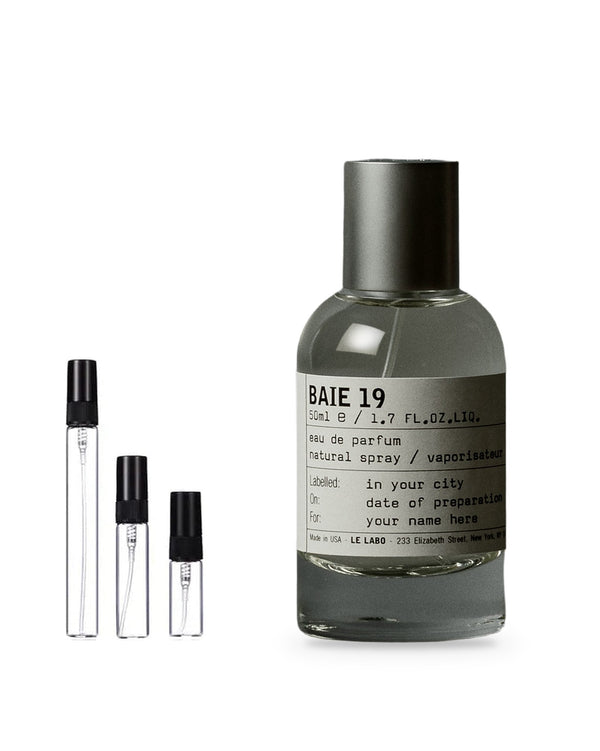 Le Labo Baie 19 Probe – Abfüllung im Glaszerstäuber (2, 5 oder 10 ml)