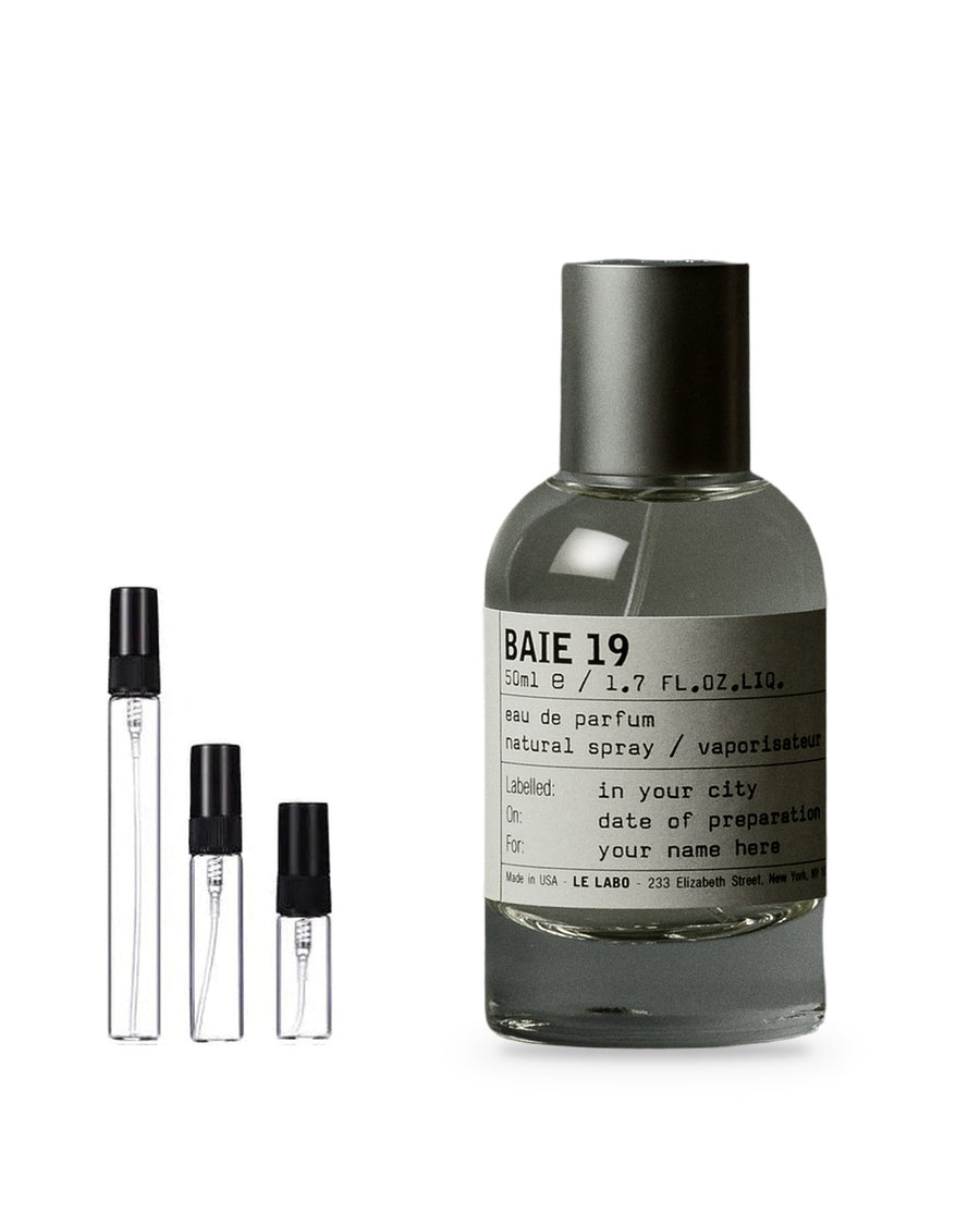 Le Labo Baie 19 Probe – Abfüllung im Glaszerstäuber (2, 5 oder 10 ml)