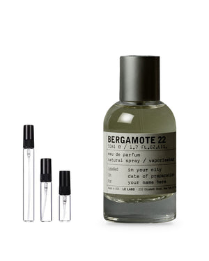 Le Labo Bergamote 22 Probe – Abfüllung im Glaszerstäuber (2, 5 oder 10 ml)