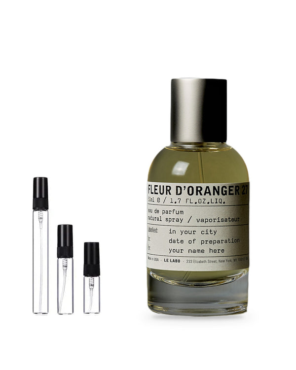 Le Labo Fleur D'Oranger 27 Probe – Abfüllung im Glaszerstäuber (2, 5 oder 10 ml)