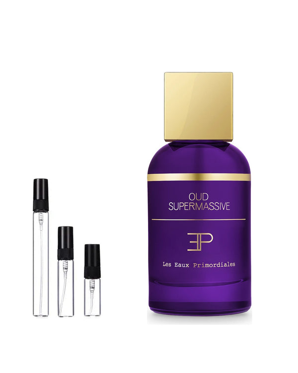 Les Eaux Primordiales Oud Supermassive Extrait de Parfum Probe – 2, 5 oder 10 ml Abfüllung im Glaszerstäuber