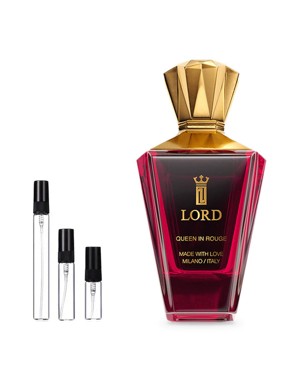 Lord Milano Queen in Rouge Probe – Abfüllung im Glaszerstäuber (2, 5 oder 10 ml)