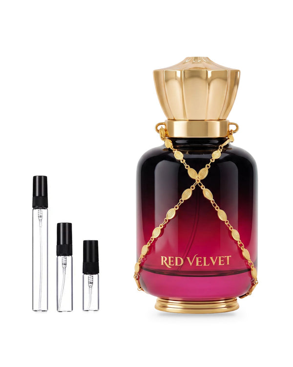 Maison Asrar Red Velvet Probe – Abfüllung im Glaszerstäuber (2, 5 oder 10 ml)