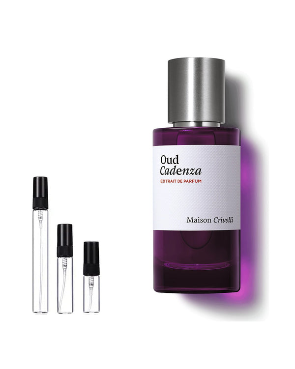 Maison Crivelli Oud Cadenza Extrait de Parfum Probe – 2, 5 oder 10 ml Abfüllung im Glaszerstäuber