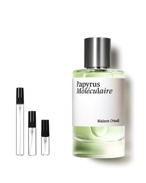 Maison Crivelli Papyrus Moléculaire Eau de Parfum Probe – 2, 5 oder 10 ml Abfüllung im Glaszerstäuber