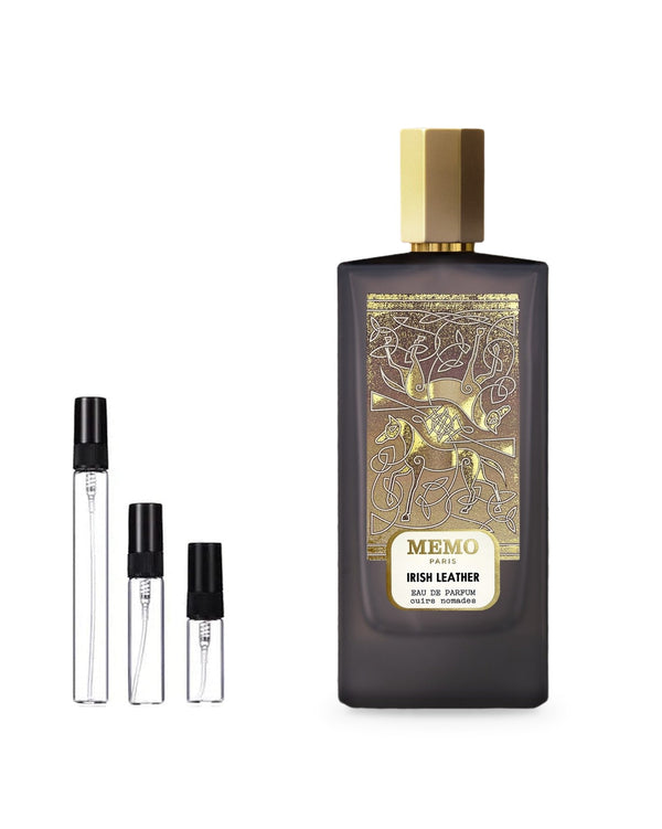Memo Irish Leather Probe – Abfüllung im Glaszerstäuber (2, 5 oder 10 ml)