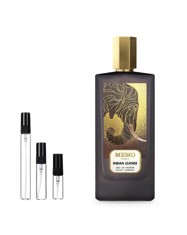 Memo Memo Indian Leather Probe – Abfüllung im Glaszerstäuber (2, 5 oder 10 ml)