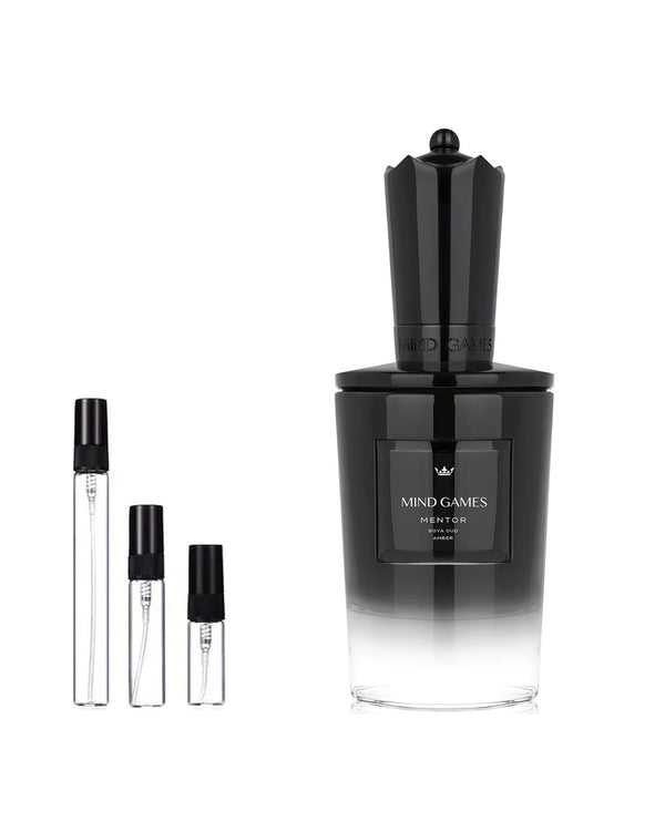 Mind Games Mentor Extrait de Parfum Probe – 2, 5 oder 10 ml Abfüllung im Glaszerstäuber