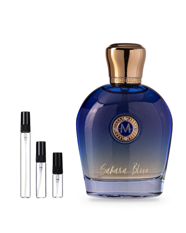 Moresque Sahara Blue Probe – Abfüllung im Glaszerstäuber (2, 5 oder 10 ml)