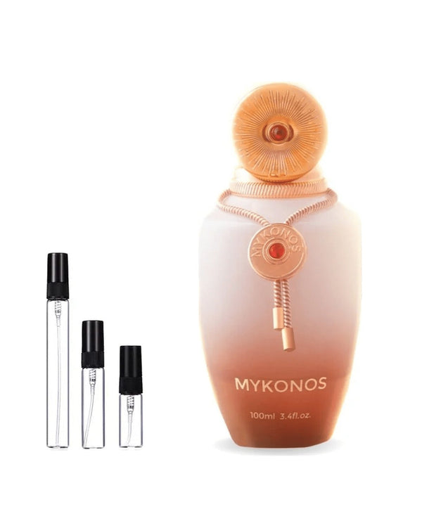 Mykonos Satin Blanc Probe – Abfüllung im Glaszerstäuber (2, 5 oder 10 ml)