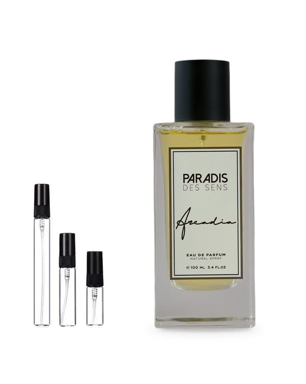 Paradis des Sens Arcadia Probe – Abfüllung im Glaszerstäuber (2, 5 oder 10 ml)