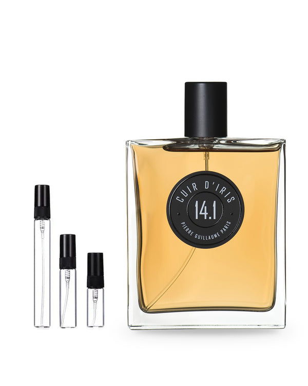 Pierre Guillaume Paris 14.1 Cuir d'Iris Probe – Abfüllung im Glaszerstäuber (2, 5 oder 10 ml)