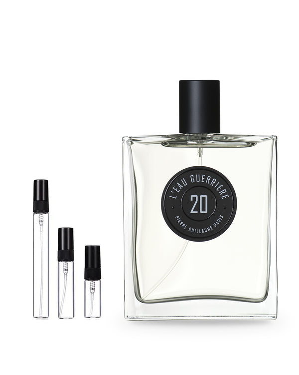 Pierre Guillaume Paris 20 L'Eau Guerriere Probe – Abfüllung im Glaszerstäuber (2, 5 oder 10 ml)