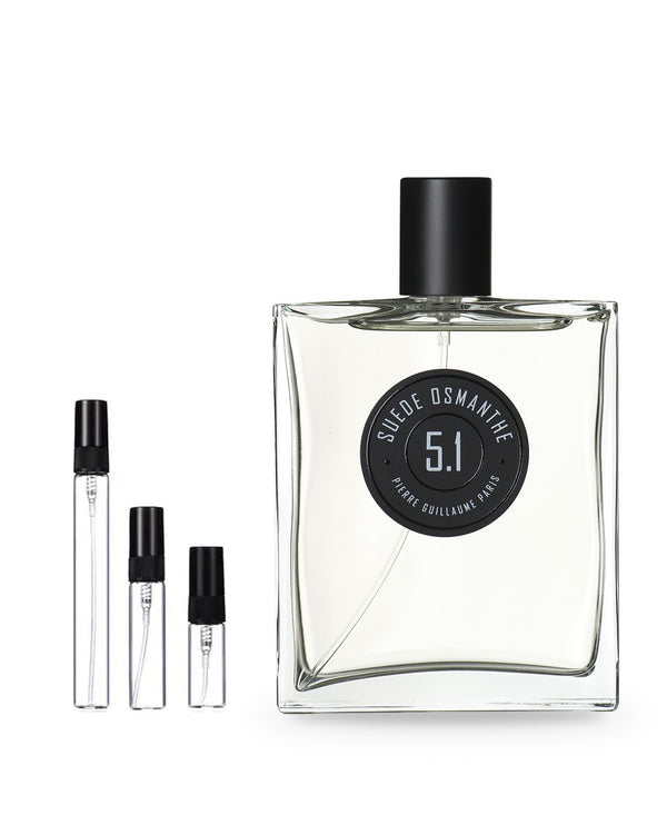 Pierre Guillaume Paris 5.1 Suede Osmanthe Probe – Abfüllung im Glaszerstäuber (2, 5 oder 10 ml)