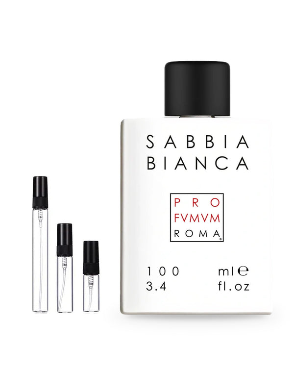 Profumum Roma Sabbia Bianca Probe – Abfüllung im Glaszerstäuber (2, 5 oder 10 ml)