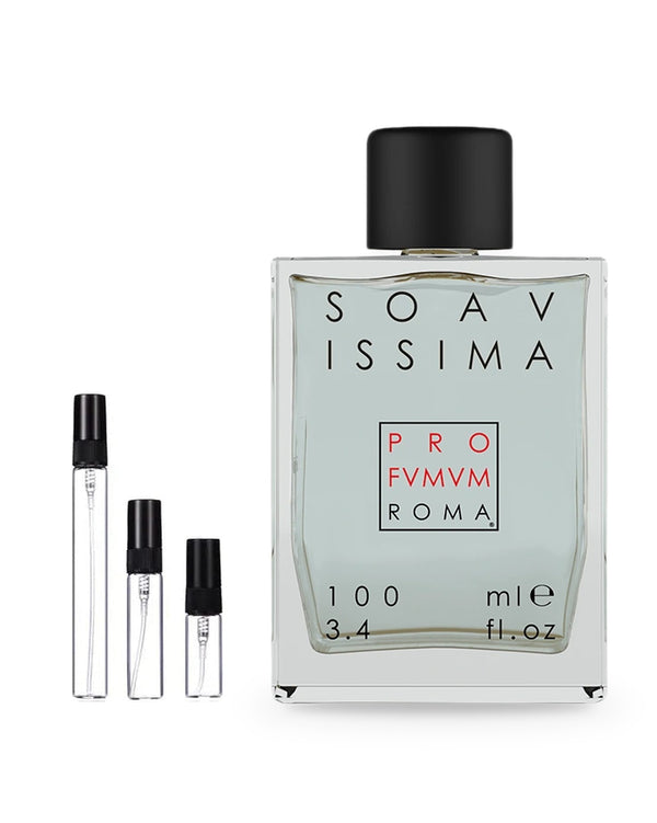 Profumum Roma Soavissima Probe – Abfüllung im Glaszerstäuber (2, 5 oder 10 ml)