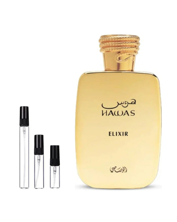 Rasasi Hawas Elixir Probe – Abfüllung im Glaszerstäuber (2, 5 oder 10 ml)