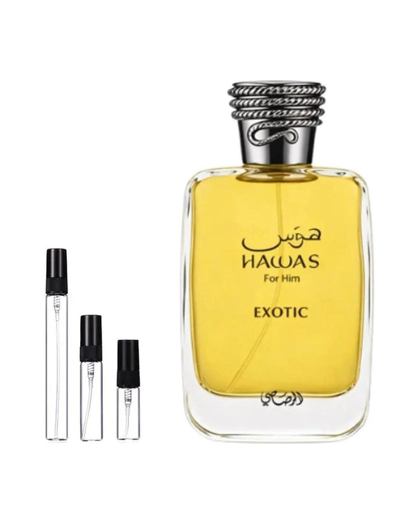 Rasasi Hawas Exotic Probe – Abfüllung im Glaszerstäuber (2, 5 oder 10 ml)