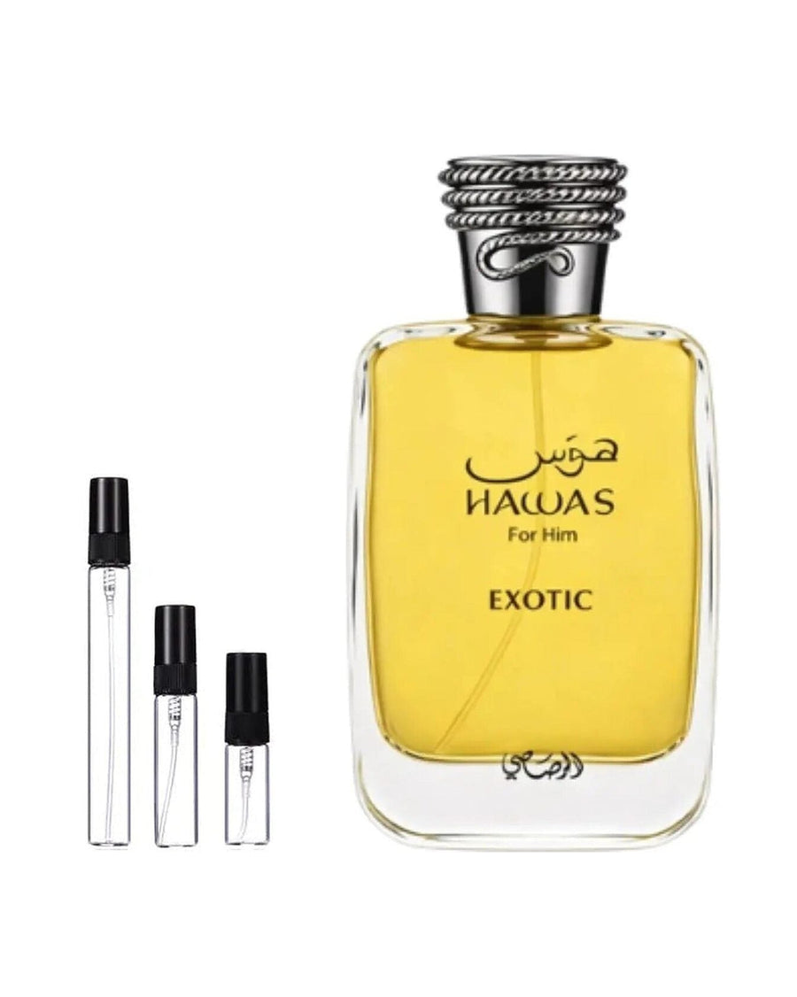 Rasasi Hawas Exotic Probe – Abfüllung im Glaszerstäuber (2, 5 oder 10 ml)