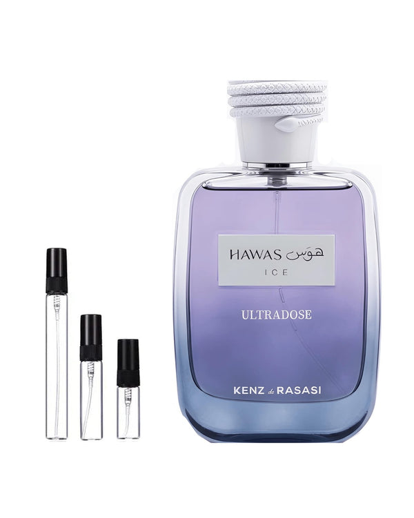 Rasasi Hawas Ice Ultradose - Kenz De Rasasi Probe – Abfüllung im Glaszerstäuber (2, 5 oder 10 ml)