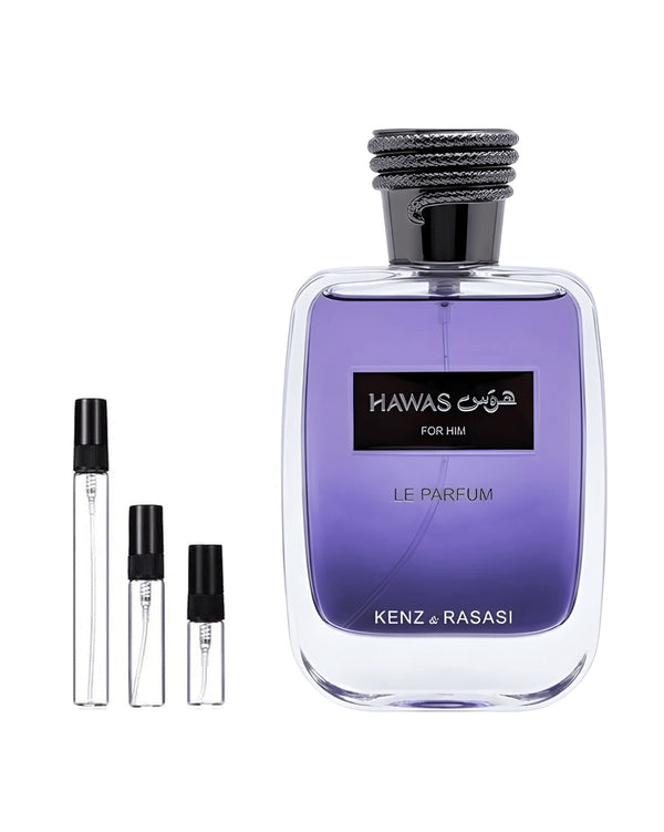 Rasasi Hawas Le Parfum For Him - Kenz De Rasasi Probe – Abfüllung im Glaszerstäuber (2, 5 oder 10 ml)