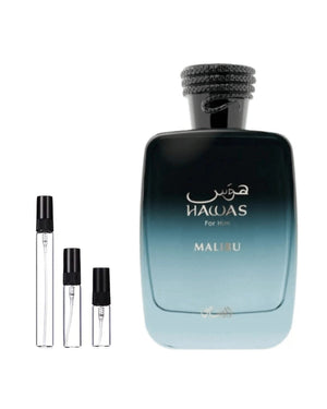Rasasi Hawas Malibu Probe – Abfüllung im Glaszerstäuber (2, 5 oder 10 ml)