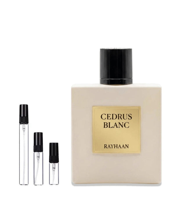 Rayhaan Cedrus Blanc Probe – Abfüllung im Glaszerstäuber (2, 5 oder 10 ml)