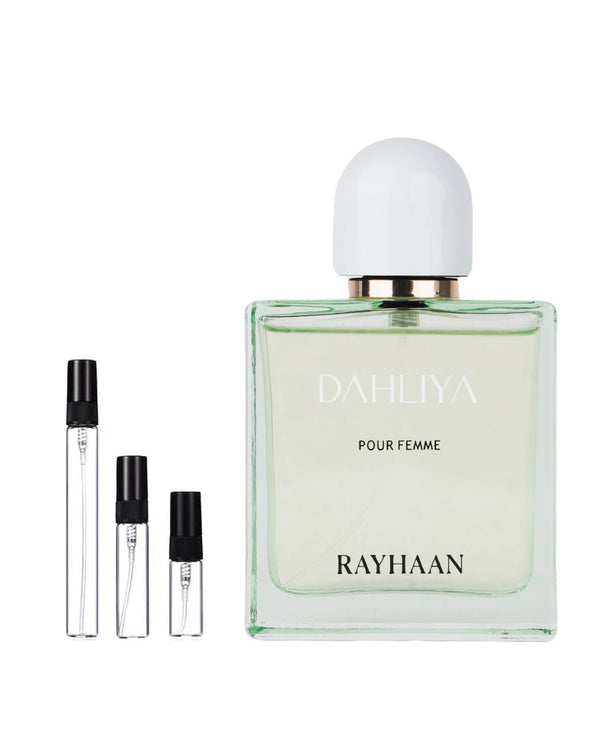 Rayhaan Dahliya Probe – Abfüllung im Glaszerstäuber (2, 5 oder 10 ml)