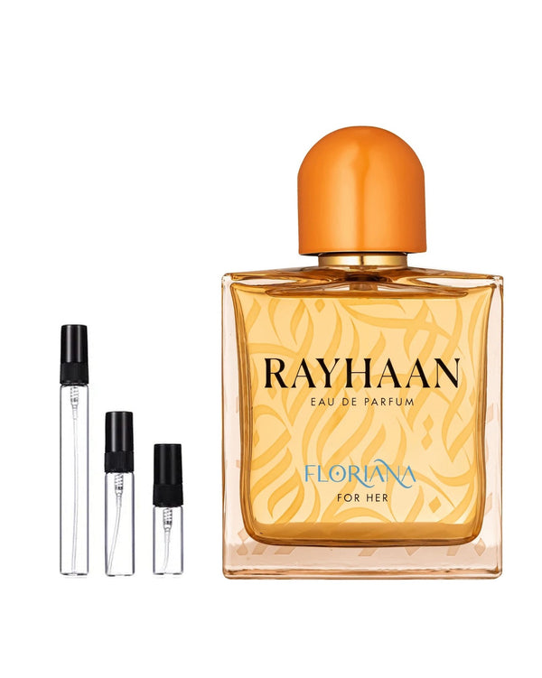 Rayhaan Floriana Probe – Abfüllung im Glaszerstäuber (2, 5 oder 10 ml)