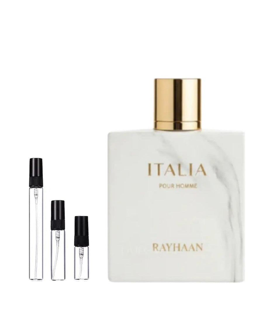 Rayhaan Italia Probe – Abfüllung im Glaszerstäuber (2, 5 oder 10 ml)