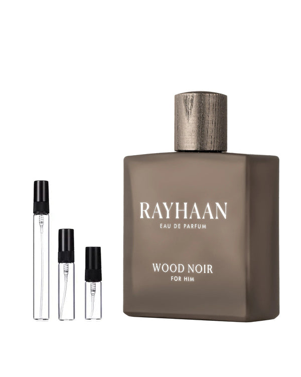 Rayhaan Wood Noir Probe – Abfüllung im Glaszerstäuber (2, 5 oder 10 ml)