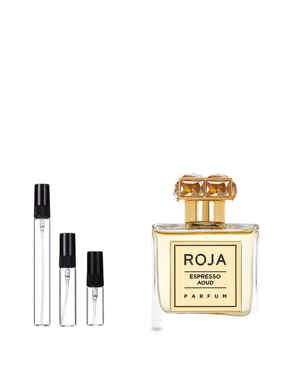 Roja Parfums Espresso Aoud Probe – Abfüllung im Glaszerstäuber (2, 5 oder 10 ml)