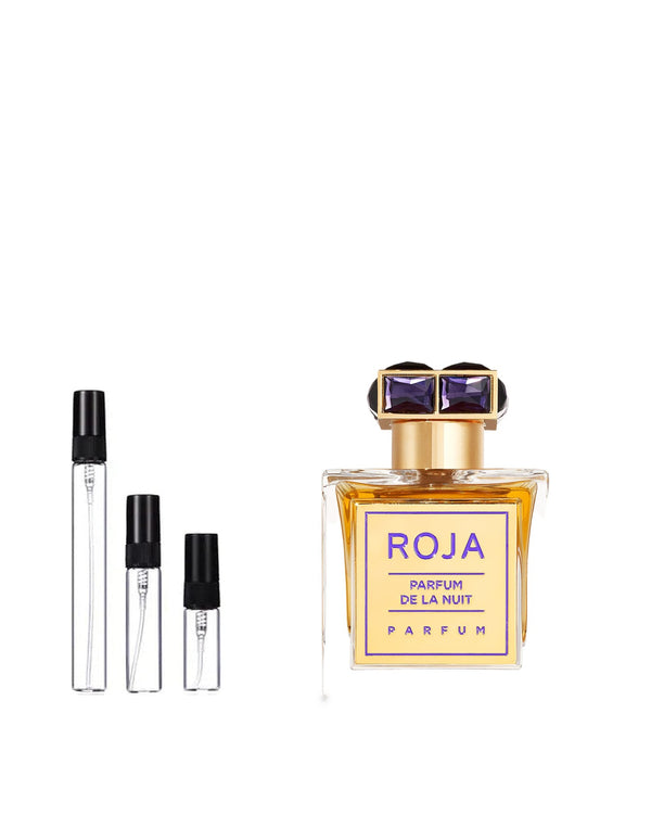Roja Parfums Parfum De La Nuit Probe – Abfüllung im Glaszerstäuber (2, 5 oder 10 ml)