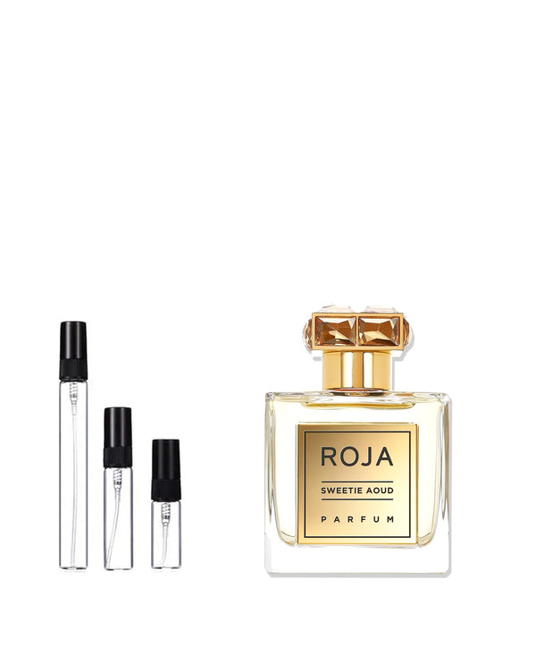 Roja Parfums Sweetie Aoud Probe – 2, 5 oder 10 ml Abfüllung im Glaszerstäuber