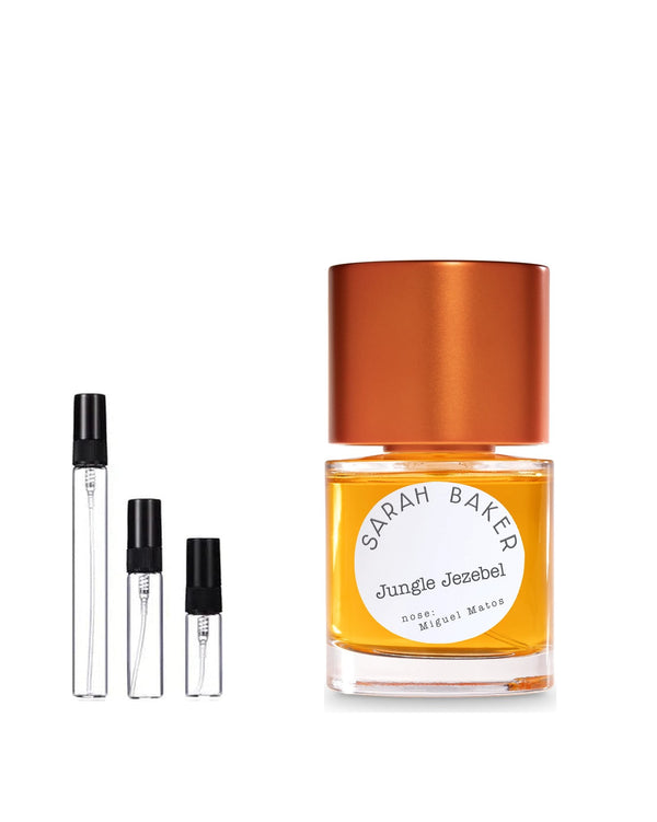 Sarah Baker Jungle Jezebel Extrait de Parfum Probe – 2, 5 oder 10 ml Abfüllung im Glaszerstäuber