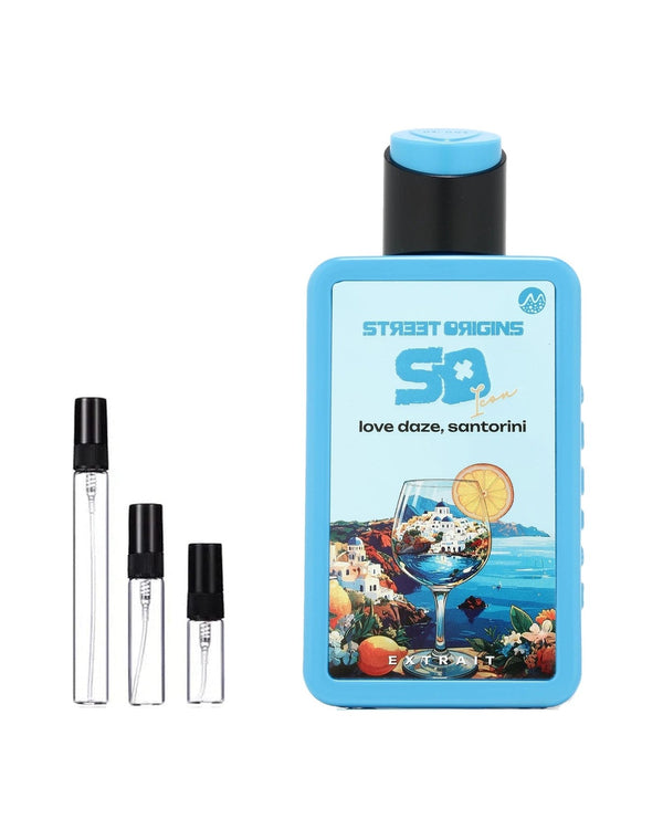 Street Origins Love Daze, Santorini Probe – Abfüllung im Glaszerstäuber (2, 5 oder 10 ml)